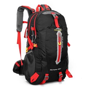 バックパッキングパック屋外バッグ40Lバックパックキャンプバッグ防水ラップトップデイパックトレッキングトレッキング男性のための女性ハイキングバックパックスポーツ230925