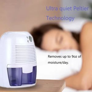 Deumidificatore elettrico portatile da 1 pezzo - Spegnimento automatico, ideale per camera da letto, bagno, armadi, librerie, cantina, cucina, garage - Rimuove l'umidità, previene muffe e funghi