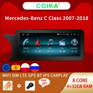 8-ядерный 10 25 автомобильный DVD-плеер для Mercedes Benz C GLC W204 W205 BT Google WIFI GPS Радио 2 32 ГБ ОЗУ Carplay Android 10 0 IPS to237f