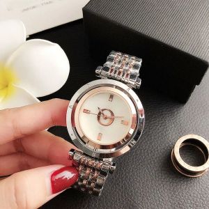Fashion Luxury Designer Pan Brand New Watches can move women Girl Big letters Rotatable Dial Style Metal Steel Band Quartz Wrist Watch Free Shipping Hot Sale