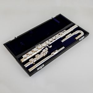 Pearl PFA-201U Alto Flute G TUNE 16 Stängda hålnycklar Silverpläterad professionell