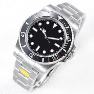 Automatic Mechanical Rolx watches Mens ETA 3130 Movement 114060 Sapphire 40mm Ceramic Bezel Dial Luminous Diving 100M X