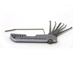 HH Folding Lock Pick Set Pocket Lock Pick Set Multitool Swiss Army Jackknife Pocket Knife Type Lock Pick Set for 65055532010250