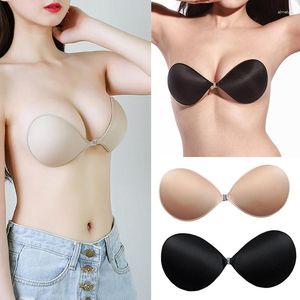 Bras 1Pcs Invisible Adhesive Push Up Nipple Cover Nude Bra Sticker Chest Paste Breast Sexy Pasty