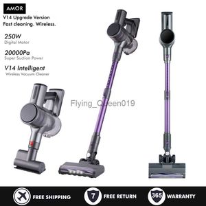 Vacuum Cleaners V14 Wireless Handheld Vacuum Cleaner 20kPa Powerful 4 in 1 Electric Vacuum Sweeper Cordless Home Car Remove Mite Dust CleanerYQ230925