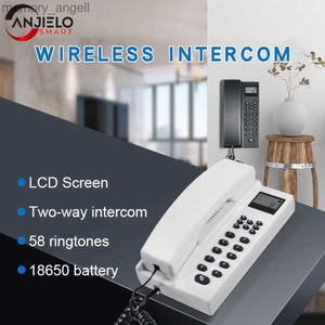 Walkie talkie bezprzewodowe telefon audio dla fabrycznego budynku biurowego rozszerzalnego telefonu Interphone House Telefone Intercom HKD230925