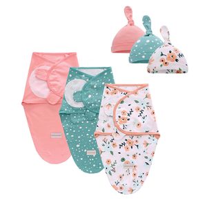 Cobertores Swaddling nascido Swaddle Envoltório Algodão Bebê Recebendo Cobertor Cama Desenhos Animados Bonito Infantil Saco de Dormir para 0-6 Meses 230923