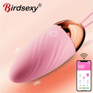 Wibratory aplikacja Bluetooth Mini Bullet Vibrator dla kobiet stymulator łechtaczki bezprzewodowe zdalne majtki wibrująca jajko jaja seks zabawka dla dorosłych 230925