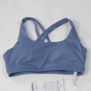 lu-05 Yoga Reggiseno energetico con cinturino incrociato Canotta sportiva da donna Canotta attillata da corsa Fitness Abbigliamento da palestra Allenamento Gilet casual Shirth