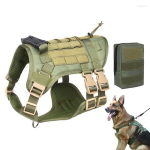 犬のアパレルトレーニングベスト大型犬用調整可能バックパックハーネスペットウォーキングアウトドア