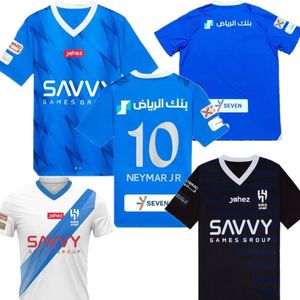2023 Al Hilal Saudi Soccer Jerseys NEYMAR JR Kit per bambini 23 24 Maglia da calcio Home Away terzo MALCOM NEVES SERGEJ VIETTO KOULIBALY LGHALO KANNO top Camisetas Futbol