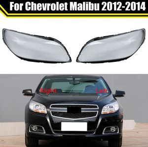 Передняя автомобильная защитная фара, стеклянная крышка объектива, абажур, прозрачный корпус, лампа для Chevrolet Malibu 2012-2014