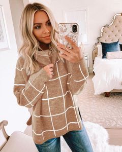 Women's Hoodies Plaid Sweater