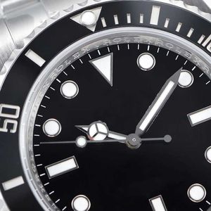 Designer Watches Rolx Mens ETA 3130 Movement 114060 Sapphire 40mm Mechanical Automatic Ceramic Bezel Dial Luminous Diving 100M X