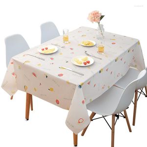 Table Cloth Stylish And Simple PVC Waterproof Oilproof Easy To Clean Kitchen Accessories Decoration Dinner Party