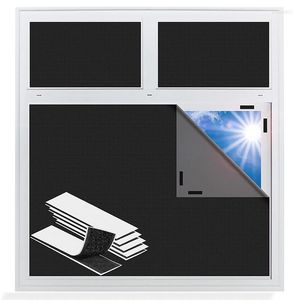 Curtain Black Out Shades Sunshade Roller Blinds Suction Cup Blackout Curtains For Living Room Portable Cuttable Sunscreen Shade Drapes