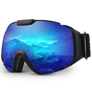 Açık gözlük kayak gözlükleri otg anti sis snowboard paten snowmoblie çift katman küresel lens kar erkekleri kadınlar m4 230925