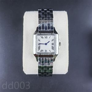 Luksusowe zegarek dla mężczyzn Women Square Watches Wysokiej jakości ruch kwarcu Orologio Pełny projektant ze stali nierdzewnej zegarki Sapphire Glass SB002