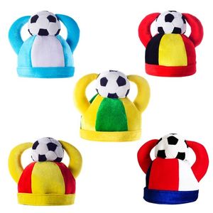 Inne imprezy imprezy World Football GMAE Fan Hats National Flag Flag Piłka Piłka nożna Hats Costume Football Unisex Fani Cheerleadeading Extive Supplies 230925