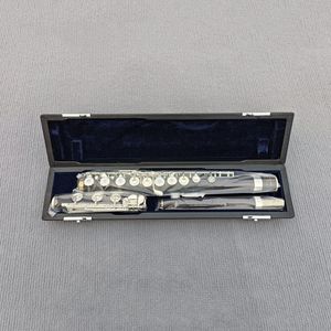 17-hole ebony flute with silver-plated E key grenadine professional flute