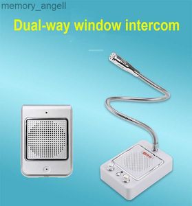 Walkie Talkie New Arrival 10W ABS Speaker window intercom system English version two-way radio interphone bank hospital walkie talkie HKD230925