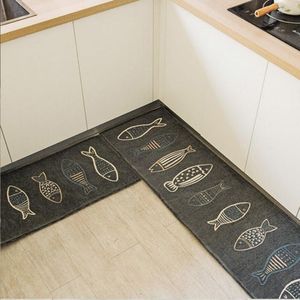 Carpets Kitchen Floor Mat Oil Absorption Antiskid Washable Household Simple Long Bathroom Water Doormat Corridor Carpet