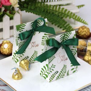 Present Wrap 50st European Creative Paper Candy Boxes for Wedding Birthday Party In Return Box