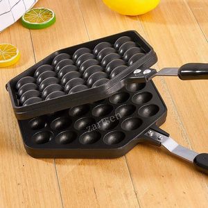 Bread Makers Muffins Plate Roller Eggettes Mold Non-stick Coating Egg Bubble Cake Baking Pan Aluminum Puff Maker Mould