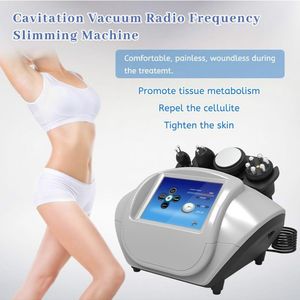 40k Ultraljudskavitation RF Body Slant Machine Radiofrekvens Vakuum Roller Cellulite Borttagning Beauty Equipment504