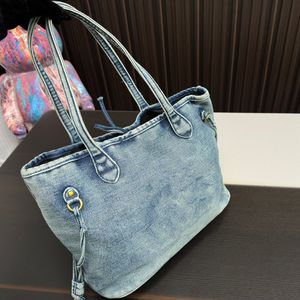 Luxury Fashion Designer Women's Totes Shoulder Bags New Style Casual Versatile High Quality Denim Women Handbags