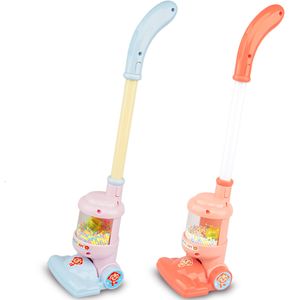 Tools Workshop Children Electric Mini Vacuum Cleaner Simulation Charging Housework Dust Catcher Toy Kids Educational Role Playing Game 230925