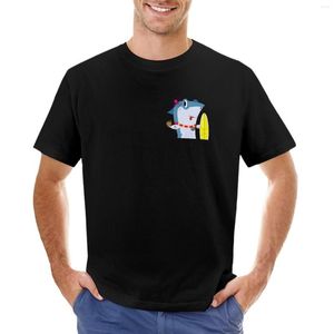 Regatas masculinas Mr Sharky Surfer Camiseta curta masculina com estampa gráfica