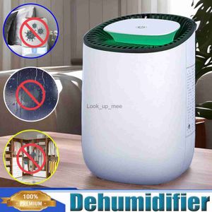 Dehumidifiers Air Dhumidifier Portable Smart Safety Auto Stop 600 ml z kolorowymi światłami odchylającymi się na wilgotną szafę na łazience Homeyq230925