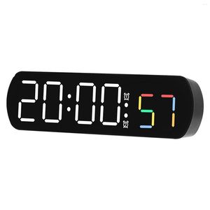 Väggklockor tillgängliga med batterier Elektronisk klockalarm Högupplösta LED Display Countdown/Countdown Desktop