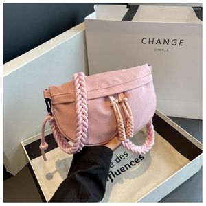 Saco bolsas para mulheres nylon crossbody durável portátil compras meninas