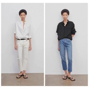 Jeans femininos 2023 design emagrecimento cintura alta reta para mulheres