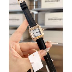 Orologio da donna quadrato di lusso Panther Cart orologio da polso alla moda quadrante acqua diamante femminile quarzo romano Z3R1