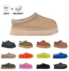 Australien tasman tofflor slys plattform toffel designer tazz e stövlar glida ultra mini boot mules glidande slip-on mocka övre vinter