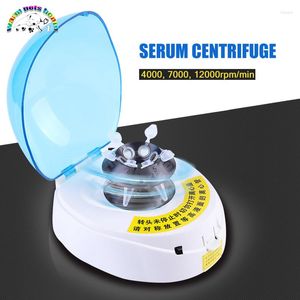 Hundkläder Portable Serum Centrifuge Mini Palm Centrifuges 4000 7000 12000 rpm Laboratory Handheld Veterinary