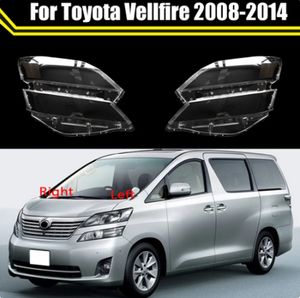For Toyota Vellfire 2008-2014 Car Headlight Shell Headlight Cover Headlamp Lens Headlight Glass Masks