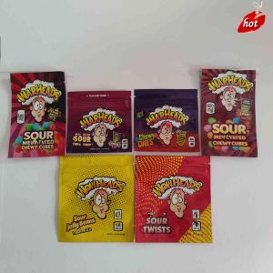 wholesale Warheads packaging packing edibles bags gummies bags 600mg/400mg