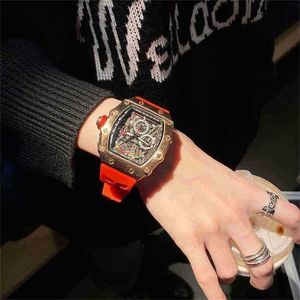 Bbr Factory RichasMille Luxo Top Quality Relógio de Pulso Mecânico Superclone Mecânica Não Trítio Gás Top Ten Marcas r Red Devil Black Technology