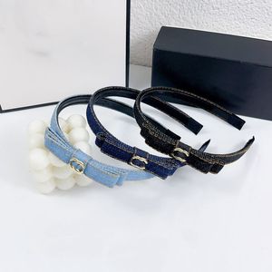 Klassische Luxus-Brief-Stirnbänder, Cowboy-Designer-Marken-Haarbänder für Frauen und Mädchen, Marken-elastisches Stirnband, lässige Mode, Stirnband-Kopfwickel