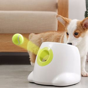 Dog Toys Chews Catapult For Dogs Ball er Toy Tennis Jumping Pitbull Machine Automatic Throw Pet 230925