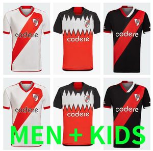 2023 2024 River Plate maglie da calcio 23/24 Camiseta de futbol versione giocatore DE LA CRUZ QUINTERO BORRE FERNANDEZ PRATTO PONZIO CALCIO CAMICIE da uomo kit per bambini