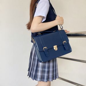 School Bags Japan Style High Quality Lolita JK Backpack Girl Students Big Size Artificial Leather Messenger Briefcase Bookbags 230926