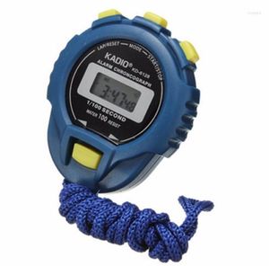 Armbandsur elektronisk digital handhållen timer larmräknare multifunktionell bärbar utomhussport som kör träning kronograf