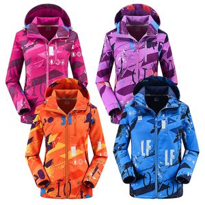 Outdoor Jackets Hoodies Winter Hooded Mountaineering Camping Hiking Softshell Jacket Waterproof Windproof Warm Windbreaker Women Autumn Clothing 230926