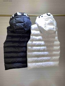 Men's Vests M's Down Vest Jacket 2022 New Trendy Men's Down Vest Women Wear Autumn and Winter Thick Vest Outside the European Station T230926