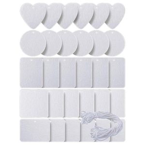 Anahtarlıklar 30 PCS Sublimasyon Boş hava spreener tabakaları elastik kablolu keçe termal transfer anahtar zinciri DIY266N için çift taraflı etiketler